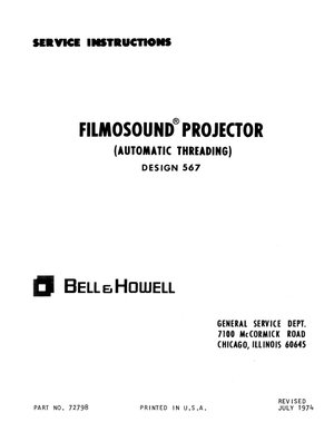 Bell & Howell projector 567